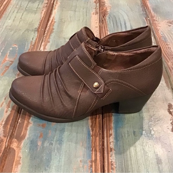 SOUL NWT Naturalizer Kariano Bootie Size 7 Ankle Boots Brown Comfort Shoes - Picture 10 of 11